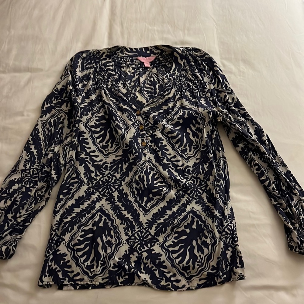 Silk Lilly Pulitzer top
